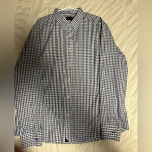 UNTUCKit Shirt Men XXL Blue  Long Sleeve Button Check